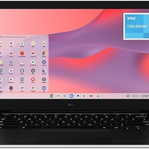Samsung 14" Galaxy Chromebook Go – Lightweight Student Laptop, Intel Celeron N4500, 4GB RAM, 64GB eMMC, ChromeOS (Silver)
