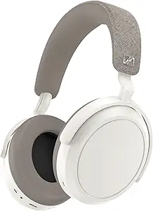 Sennheiser Momentum 4 Wireless Headphones – ANC Bluetooth Over-Ear, 60h Battery, Crystal-Clear Calls (White)